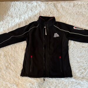 Aldi logo Women's Black Hybrid Fleece Refrigiwear Jacket